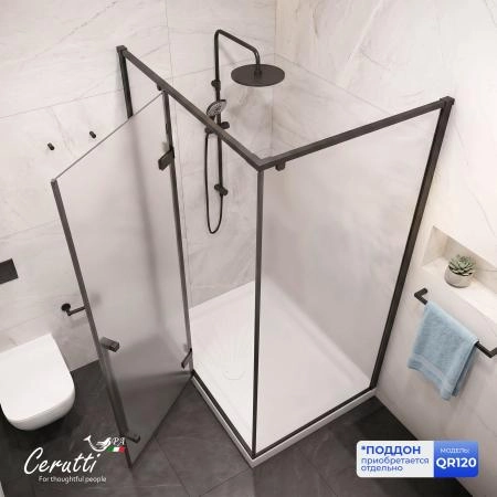 Душевое ограждение СeruttiSPA C1AF L (120x90x195)