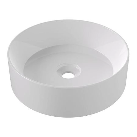 Alice Spy Round Раковина Ø40см., накладная, без отв., цвет: белый глянцевый