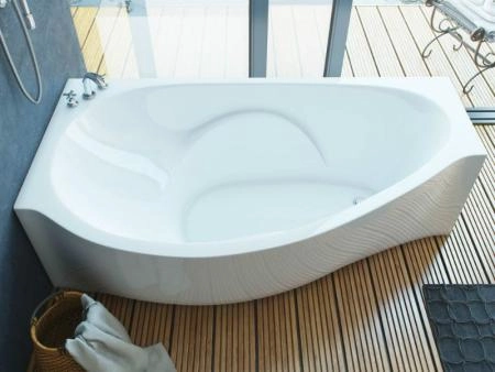 Ванна Эстет Грация 170х94 белая левая