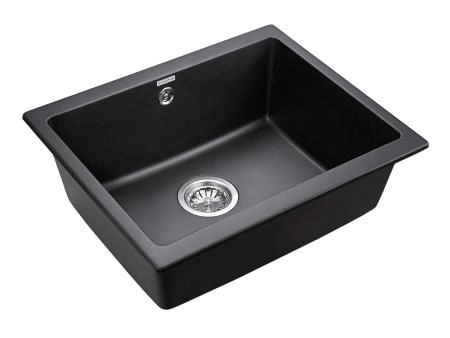 Мойка для кухни Paulmark GERA, PM205546-BL, черный, 555х460, подст. мон. Paulmark