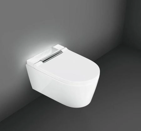 Унитаз-биде Geberit AquaClean Sela 146.224.21.1 (глянцевый хром) подвесной