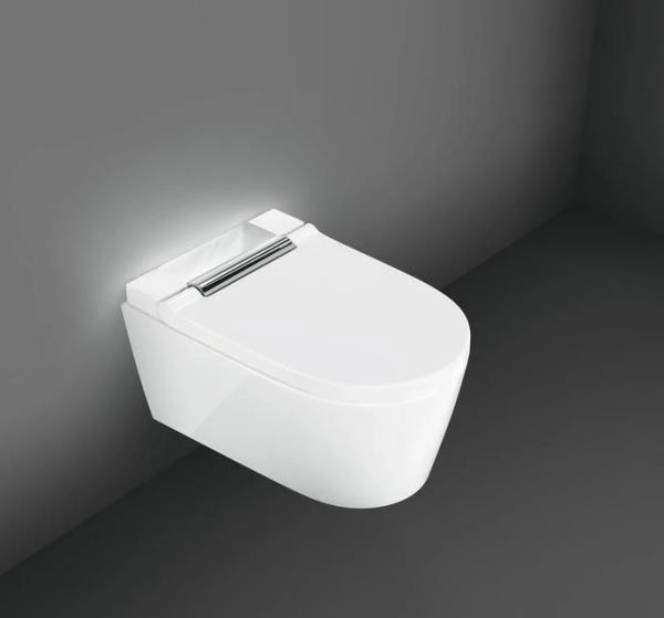 Унитаз-биде Geberit AquaClean Sela 146.224.21.1 (глянцевый хром) подвесной