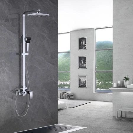 Душевая система ABBER Wasserfall AF8616 с изливом, хром