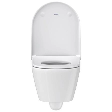 Duravit D-Neo Унитаз подвесной 2577090000, 370 x 540 мм, безободковый, в комплекте с сиденьем 0021690000 цвет: белый (Спец.цена с нашего склада!)
