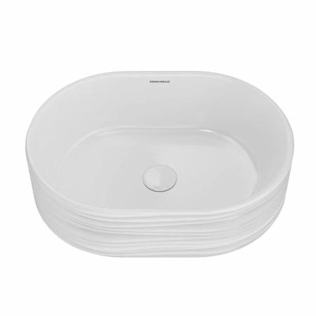 Раковина Kerama Marazzi SABBIA САББЬЯ SA.wb.50\WHT накладная 50, белая глянцевая