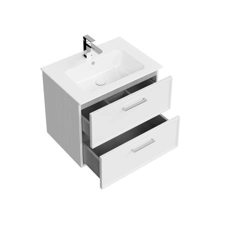 Тумба Kerama Marazzi PIANO CLASSIC ПИАНО КЛАССИК PIA.CL.65\WHT.M подвесная 65 см, 2 ящика, ясень белый матовый
