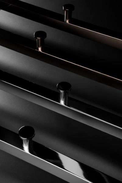 Полотенцесушитель электрический Boheme 2-трубы квадратный CHROME 728-CR