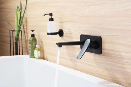 Смеситель Lemark Bronx LM3726BL для раковины, встраиваемый , черный