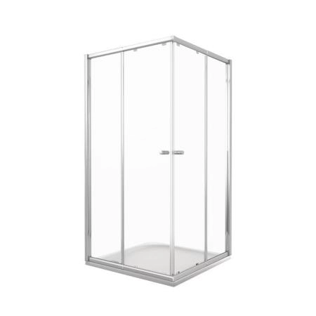 Душевой уголок GOOD DOOR LIRA CR-100-C-CH 100x100 прозрачное