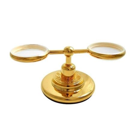 Nicolazzi Liberty Держатель для стакана и мыльницы, подвесной, цвет: золото