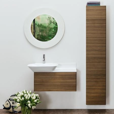 Laufen Kartell Зеркало круглое d=78см, настенное, без подсветки, цвет: белый