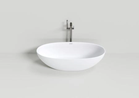 Ванна NT BAGNO NT308 PULSANTE 1700x750 искусственный камень белый матовый