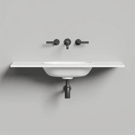 Salini Onda Plus Essentials Раковина 100х50х14см., подвесная, 1 отв., цвет: белый матовый
