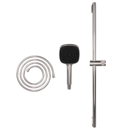 Душевая стойка VitrA Core Square A4591734EXP с ручным душем без смесителя брашированный никель