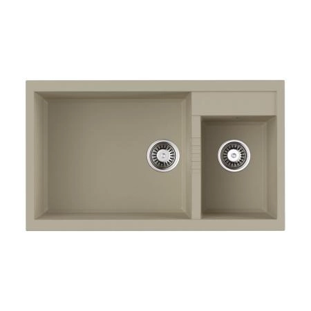 Кухонная мойка Omoikiri Tedori 86-2-LB-BE Tetogranit/ваниль 4993933