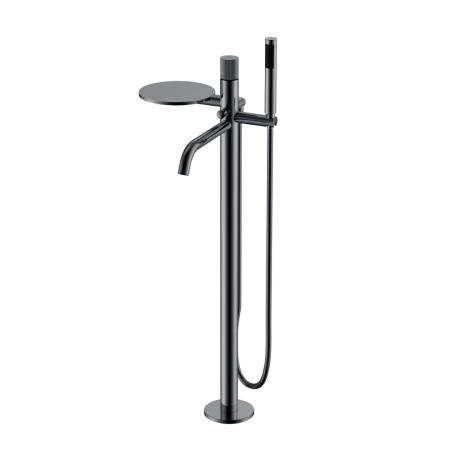 Смеситель STICK Boheme напольный Shine Gun Metal LINEA 129-SGM.3