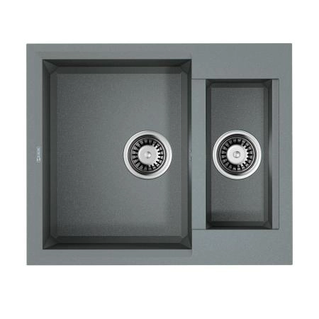 Кухонная мойка Omoikiri Sakaime 60-2-GR Tetogranit/leningrad grey 4993554