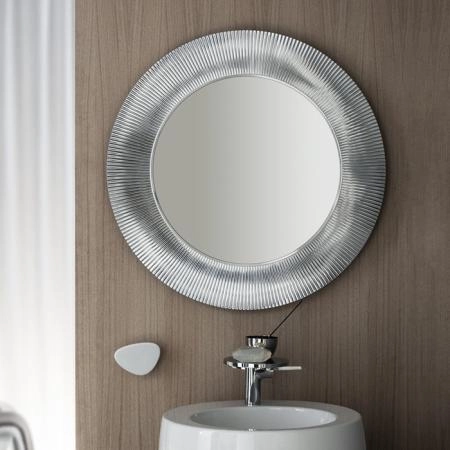 Laufen Kartell Зеркало круглое d=78см, настенное, без подсветки, цвет: серебряный