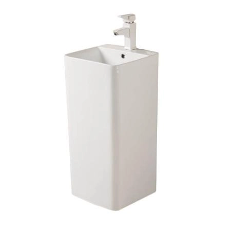 Раковина SantiLine SL-4005 42x41 напольный керамическая белый