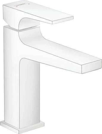 Hansgrohe 32507700 Metropol Смеситель для раковины 117 мм, Push-Open матовый белый