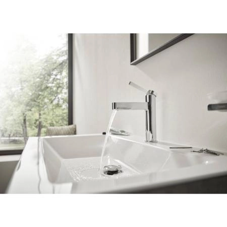 Hansgrohe Finoris 76010000 Смеситель для раковины 100 p-open, хром