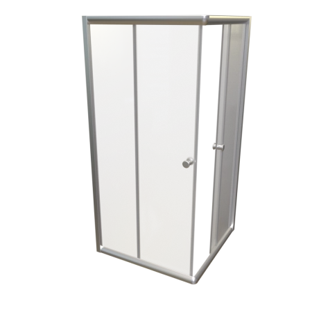 Поддон к душевому углу Дрим 110, Санрайз 110 (квадратный поддон на раме-подставке с устройством слива)