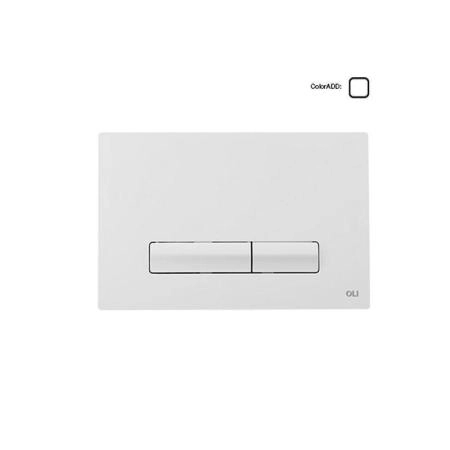 Панель OLI Glam, механическая двойная пластик, белый, 139184