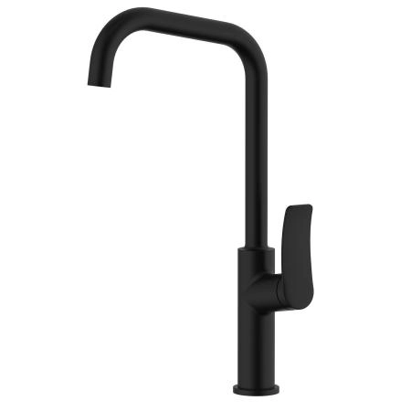 Смеситель для кухонной мойки Azario ABILITY высокий излив, черный (AZ-VQR568073PA)