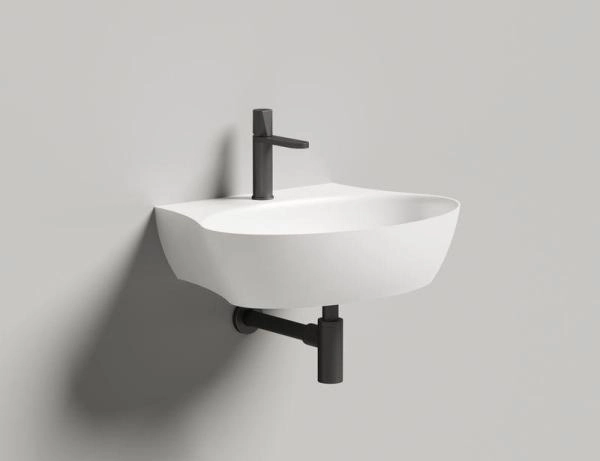 Раковина Salini ALDA WALL 01 S-Stone матовая 58x45 140321M накладная без отв.смесителя