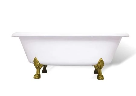 Ванна AquaStone Оливия ножки бронза 180х90 иск. камень