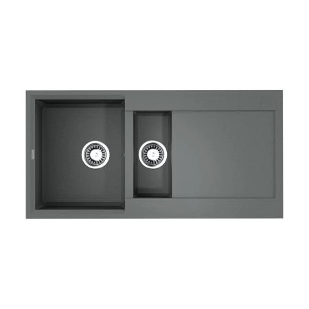 Кухонная мойка Omoikiri Sakaime 100-2-GR Tetogranit/leningrad grey 4993562