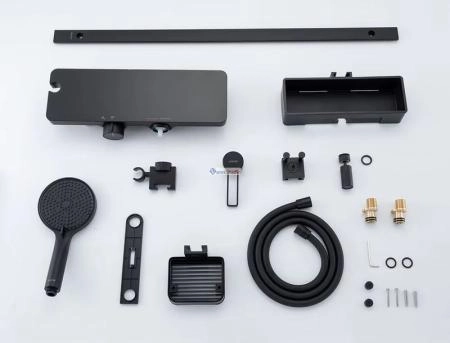 Смеситель Gappo G3296-26 черный матовый для ванны