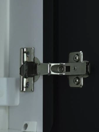 Зеркало-шкаф Континент Elmage black LED 450х800