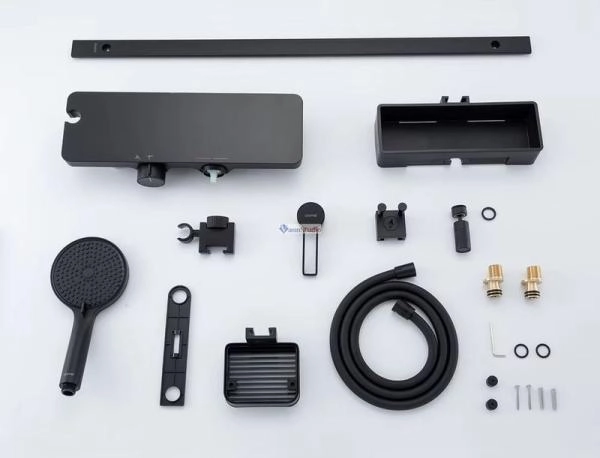 Смеситель Gappo G3296-26 черный матовый для ванны