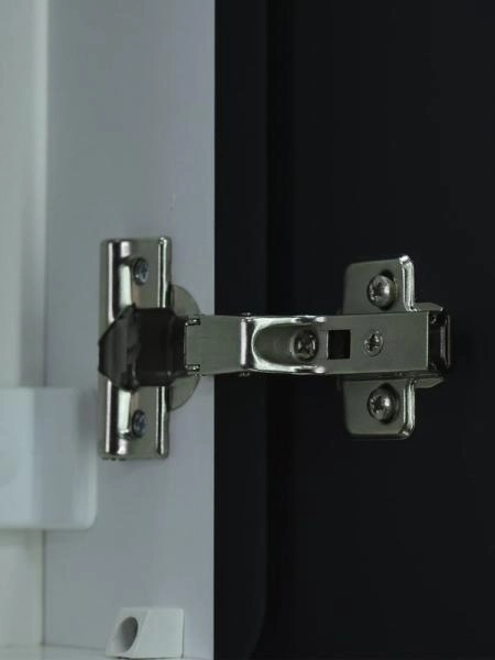 Зеркало-шкаф Континент Elmage black LED 450х800