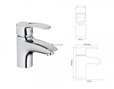 Смеситель для раковины Frap F1070 хром