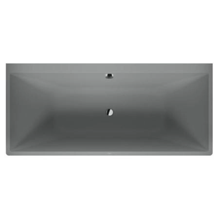 Duravit Vitrium Ванна пристенная 180x80см, с ножками, с2 наклонами для спины, прямоугольная, цвет: светло-серый матовый