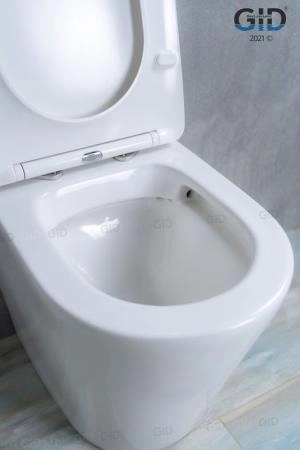 Унитаз Gid TRS-263 53 см приставной безободковый микролифт белый