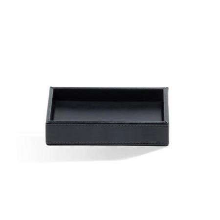 Decor Walther Brownie Tab S Лоток универсальный 12.5x9.5см, настольный цвет: черная кожа