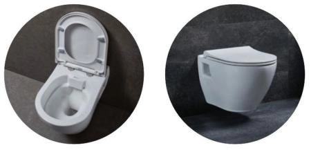 Унитаз BeWash Vettern подвесной с сиденьем микролифт белый глянец 82323201