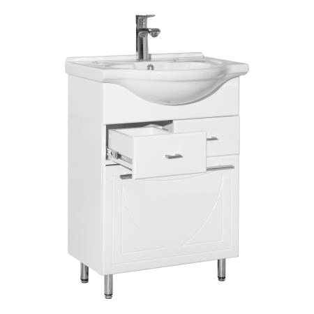 Тумба Style Line Elfante Лана 60 (2 ящ.) под умывальник Байкал 60 КОРЗИНА