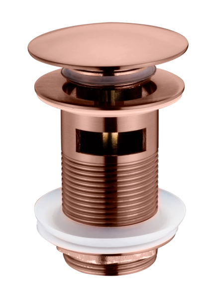 Слив для раковины Boheme автомат(клик-клак) BRUSHED BRONZE c переливом 612/2-BRB