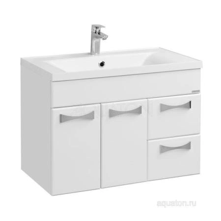 Тумба под раковину AQUATON Диор 80 1A167801DR010 белая напольная