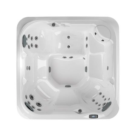 Jacuzzi SPA J235 Минибассейн 213х213х91см, фильтрация CLEARRAY Active Oxygen, панель Silver Wood, цвет акрила: Platinum