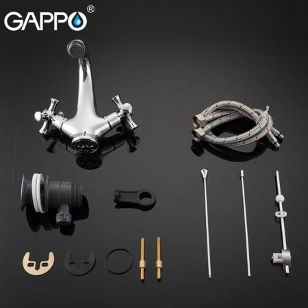Смеситель Gappo G1042 для раковины хром