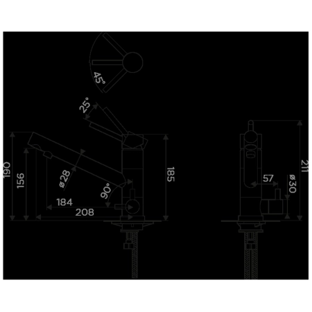 Смеситель Omoikiri Tonami-C 4994012 хром