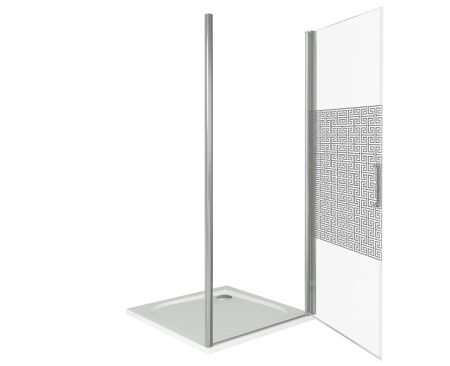 Душевая дверь GOOD DOOR Fantasy DR-90-F-CH 90x185 см