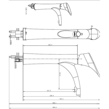Смеситель для раковины KAISER Calla (71111) хром