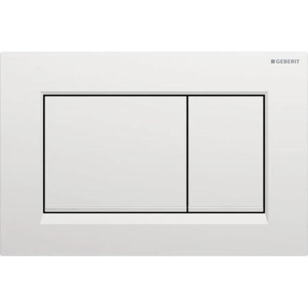 Geberit Sigma20 Клавиша для двойного смыва, квадратная, цвет: хром матовый