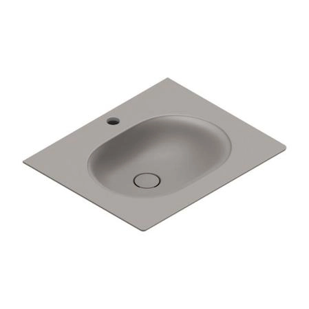 Catalano Sfera Раковина консоль 60x50см, с 1 отв., цвет: Tortora Satinato